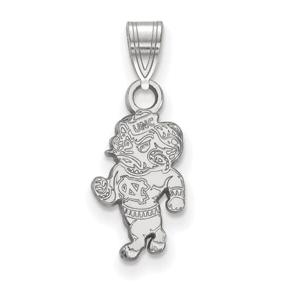 Sterlingsilber Rhodiniert Logoart University Of North Carolina Ram Klein Anhänger