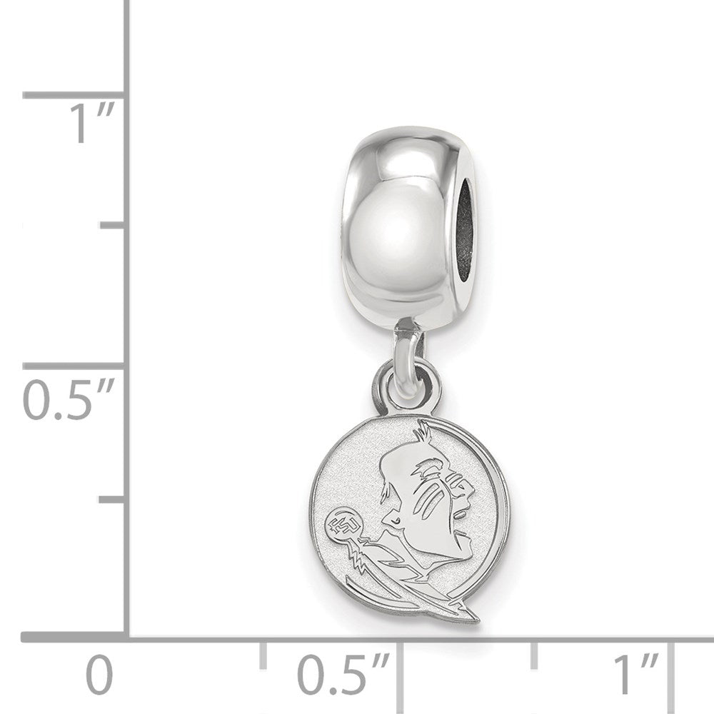 Sterlingsilber Rhodiniert Logoart Florida State University Xs Hängend Perle