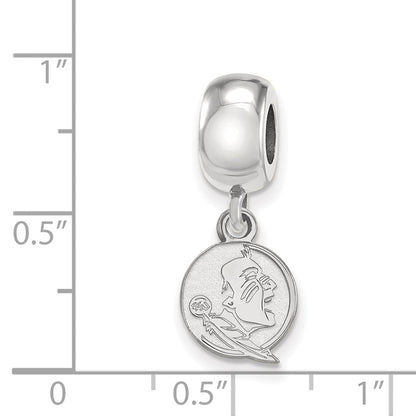 Sterlingsilber Rhodiniert Logoart Florida State University Xs Hängend Perle