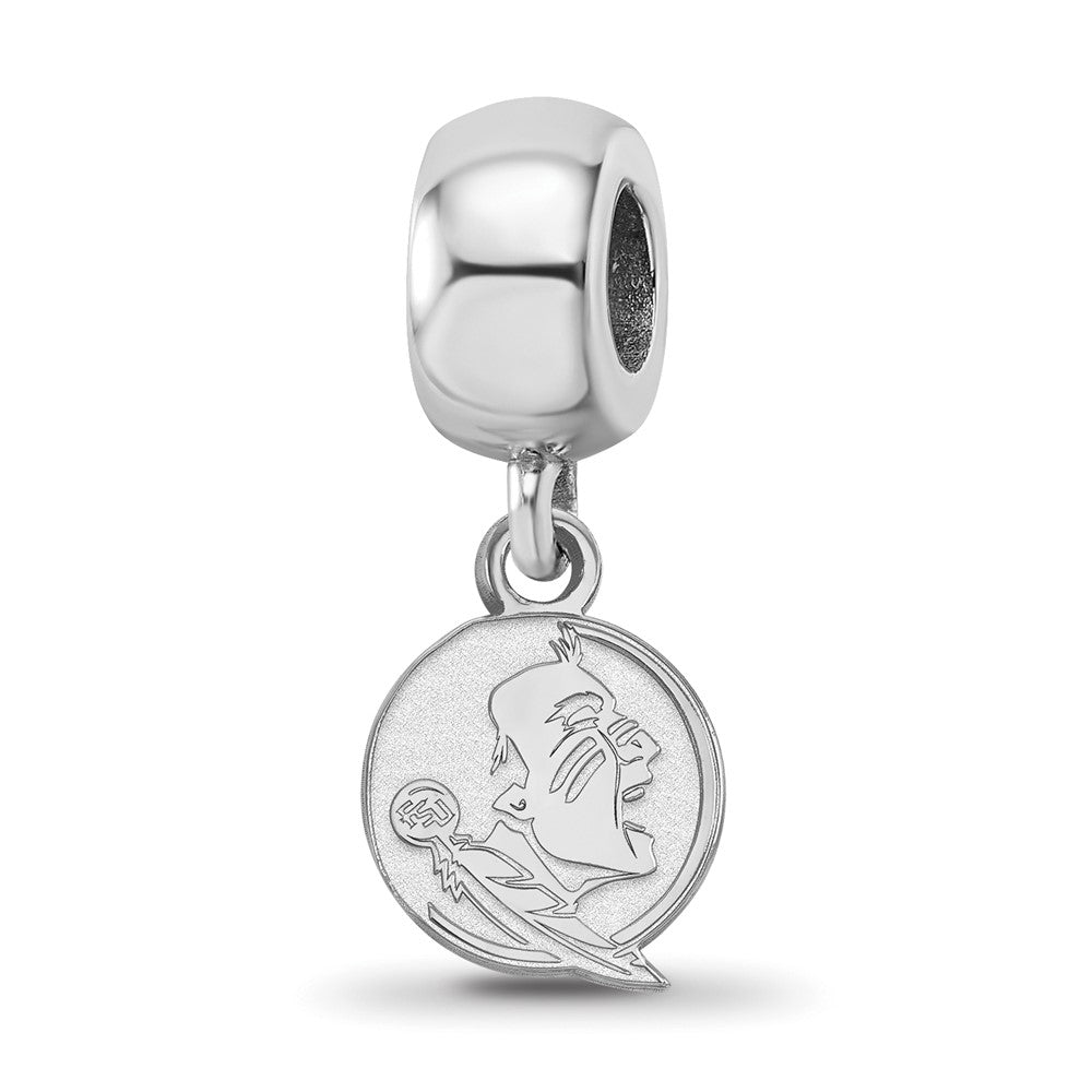 Sterlingsilber Rhodiniert Logoart Florida State University Xs Hängend Perle