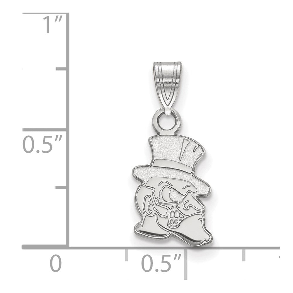 Sterlingsilber Rhodiniert Logoart Wake Forest University Demon Deacon Klein Anhänger