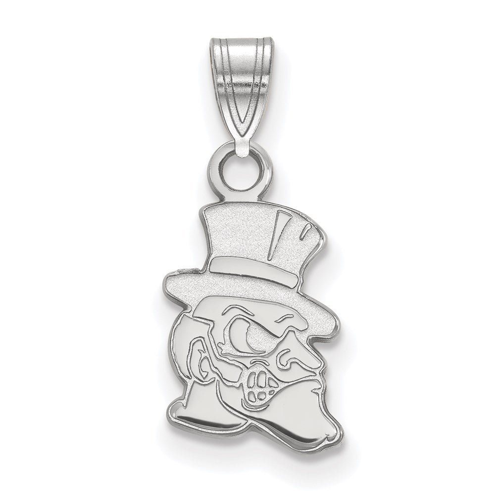 14K Weißgold Logoart Wake Forest University Demon Deacon Klein Anhänger
