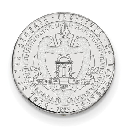 Sterlingsilber Rhodiniert Logoart Georgia Tech Wappen Anstecknadel