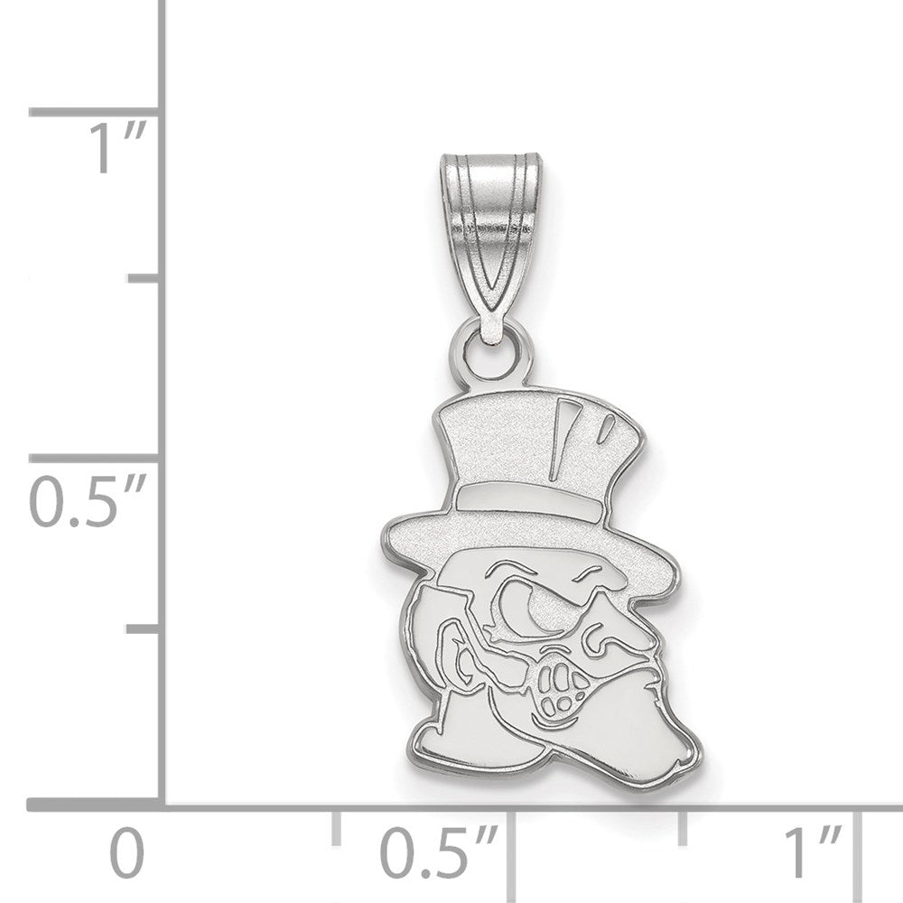 14K Weißgold Logoart Wake Forest University Demon Deacon Mittel Anhänger