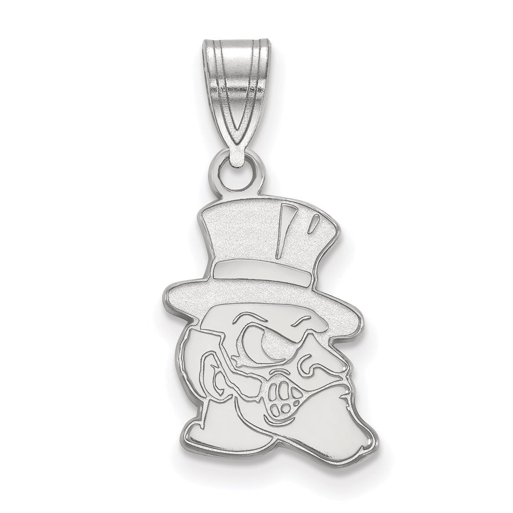 14K Weißgold Logoart Wake Forest University Demon Deacon Mittel Anhänger