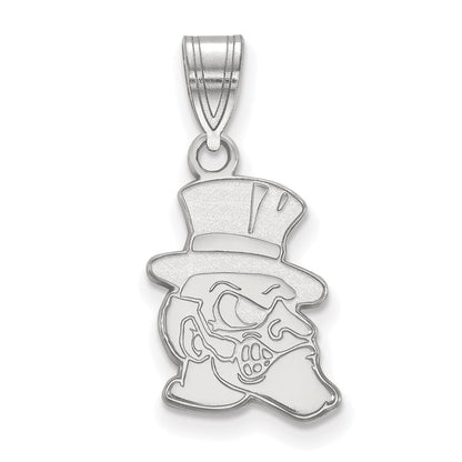 10K Weißgold Logoart Wake Forest University Demon Deacon Mittel Anhänger