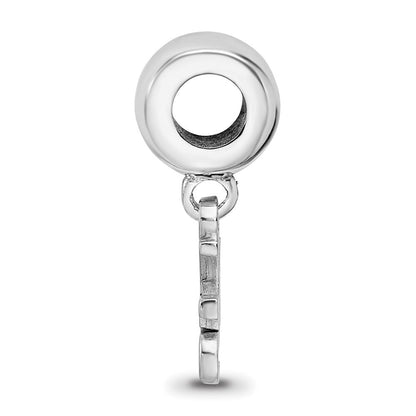 Sterlingsilber Rhodiniert Logoart Kansas State University Xs Hängend Perle