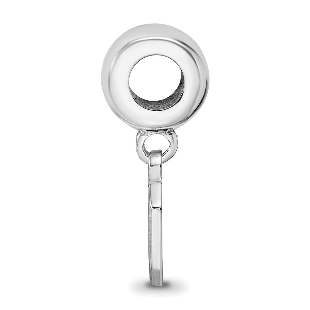 Sterlingsilber Rhodiniert Logoart Ohio State University Xs Hängend Perle