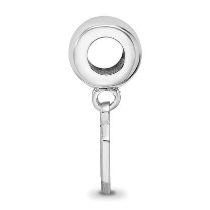 Sterlingsilber Rhodiniert Logoart Ohio State University Xs Hängend Perle