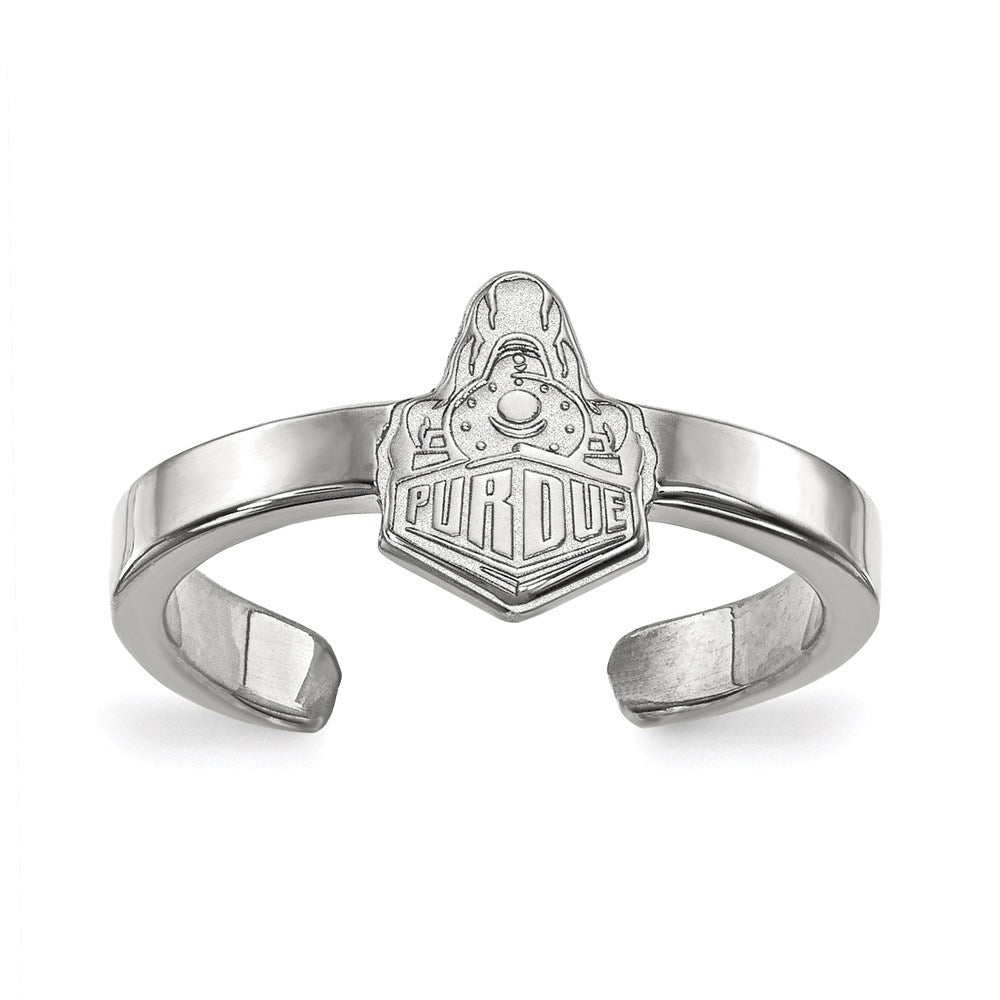 Sterlingsilber Rhodiniert Logoart Purdue University Boilermakers Zug Logo Zehenring