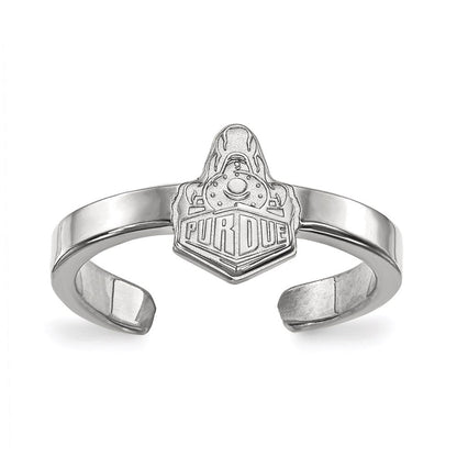 Sterlingsilber Rhodiniert Logoart Purdue University Boilermakers Zug Logo Zehenring