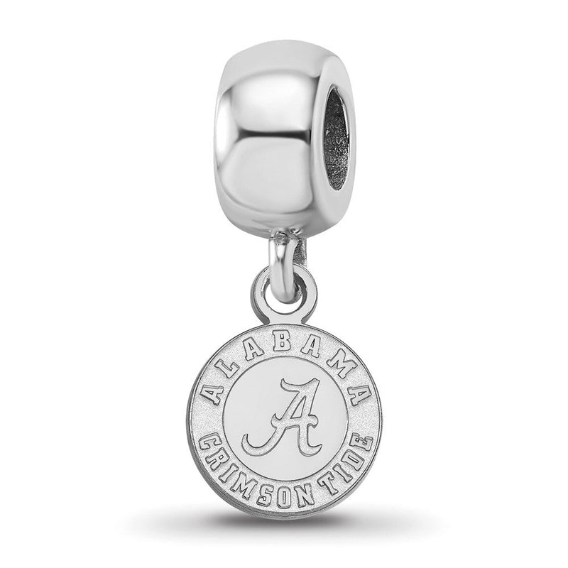 Sterlingsilber Rhodiniert Logoart U. Of Alabama Xs Hängend Perle
