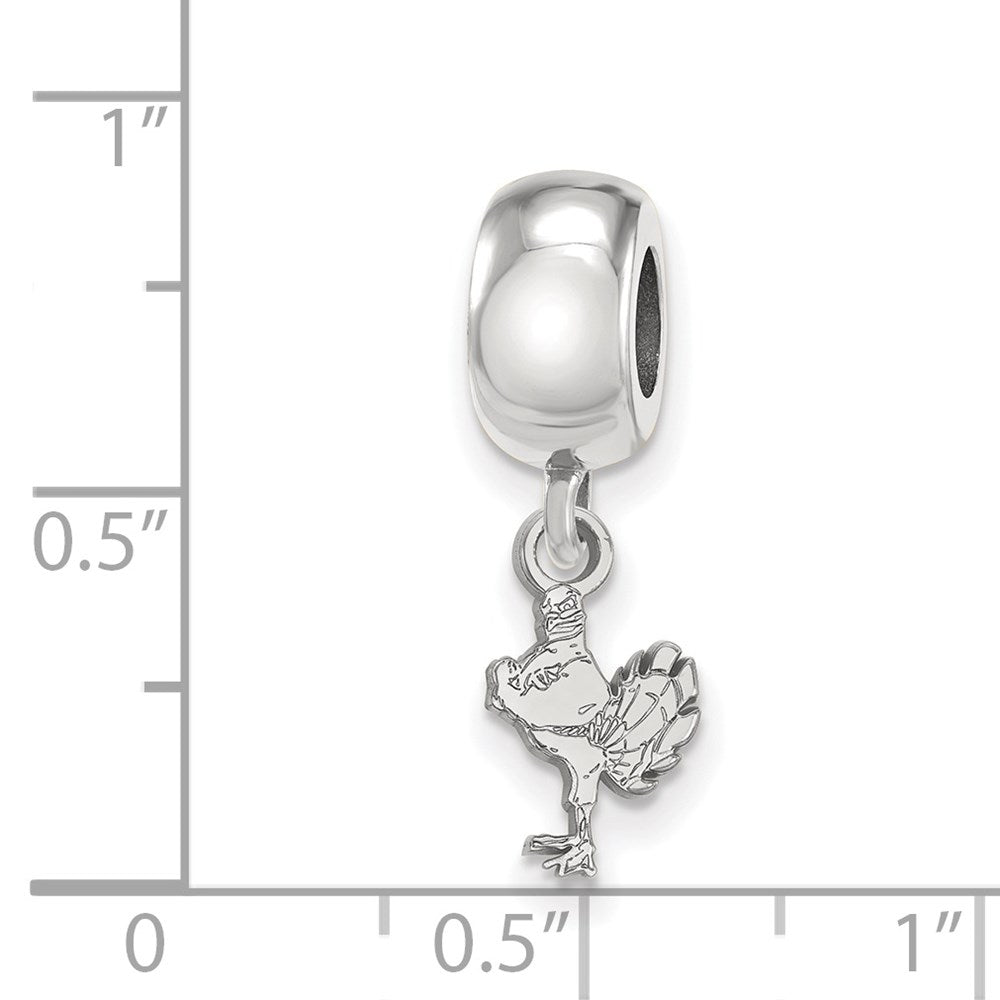 Sterlingsilber Rhodiniert Logoart Virginia Tech Xs Hängend Perle