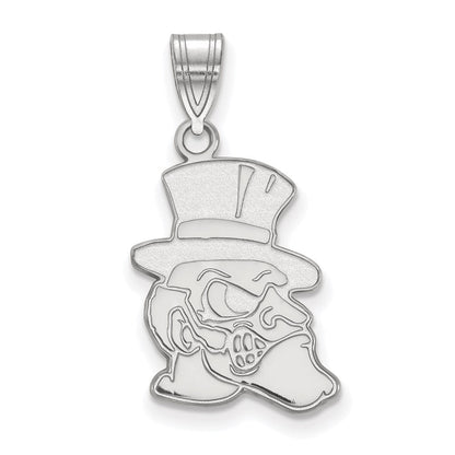 Sterlingsilber Rhodiniert Logoart Wake Forest University Demon Deacon Groß Anhänger