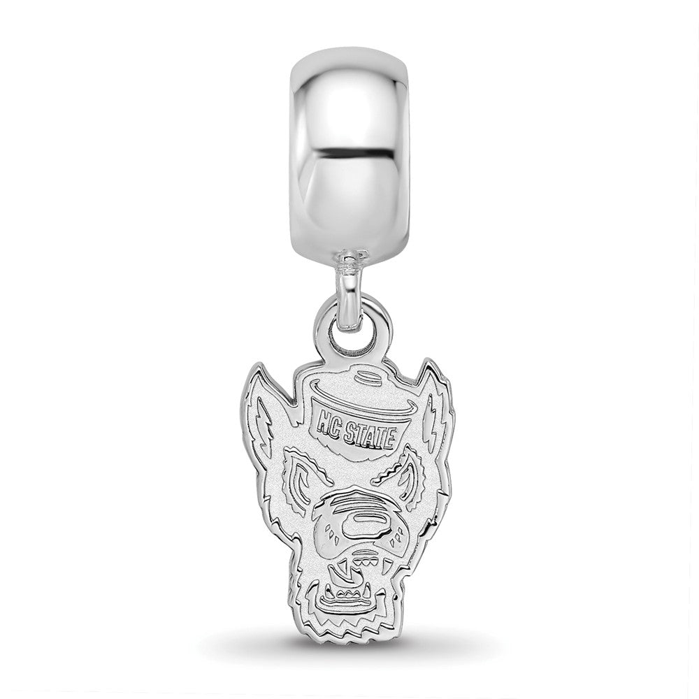 Sterlingsilber Rhodiniert Logoart North Carolina State U. Sm Hängend Perle