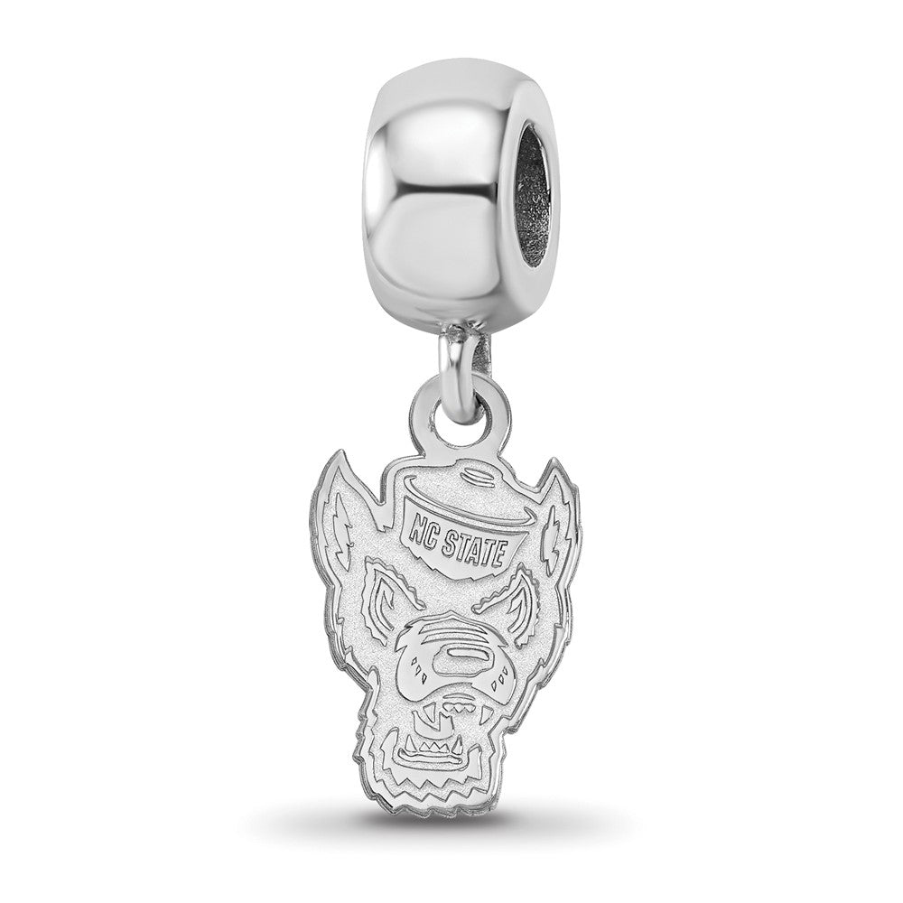Sterlingsilber Rhodiniert Logoart North Carolina State U. Sm Hängend Perle