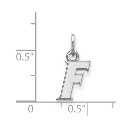 Sterlingsilber Rhodiniert Logoart University Of Florida Buchstabe F Extra Klein Anhänger