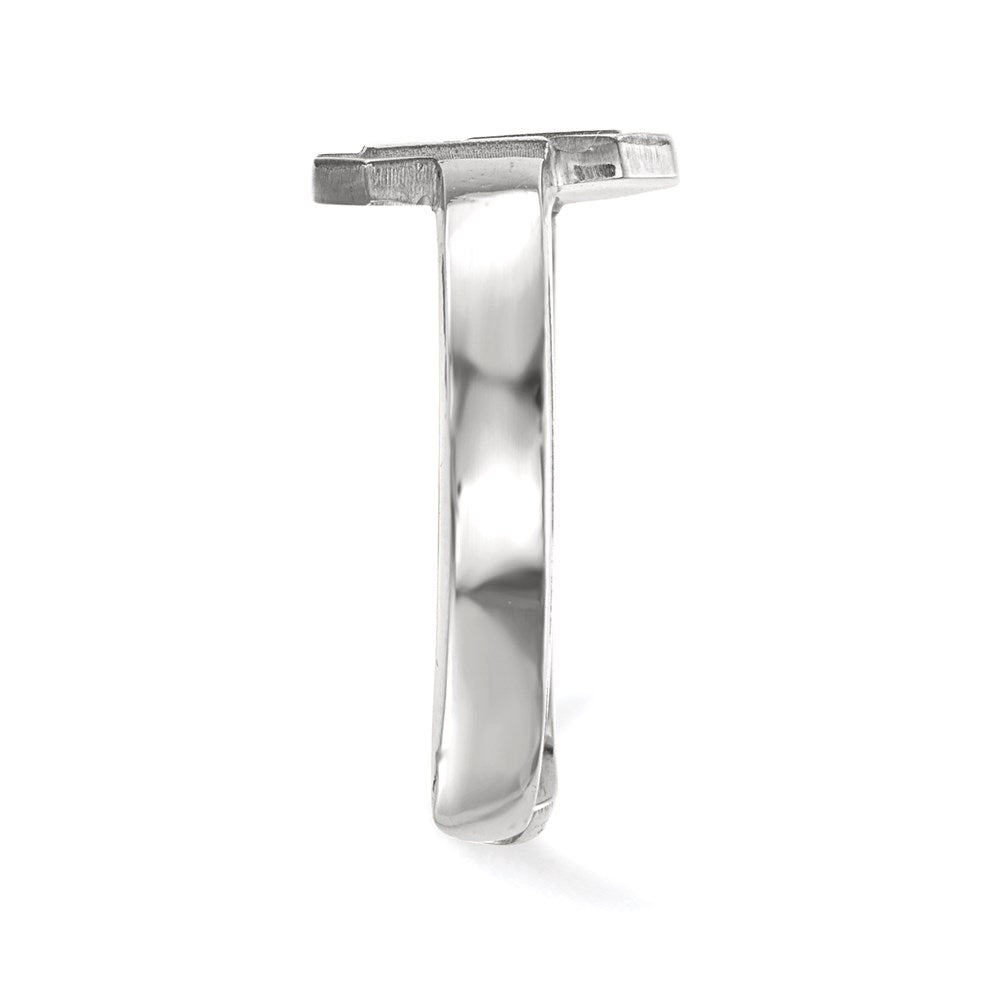 Sterlingsilber Rhodiniert Logoart University Of Oklahoma O U Zehenring