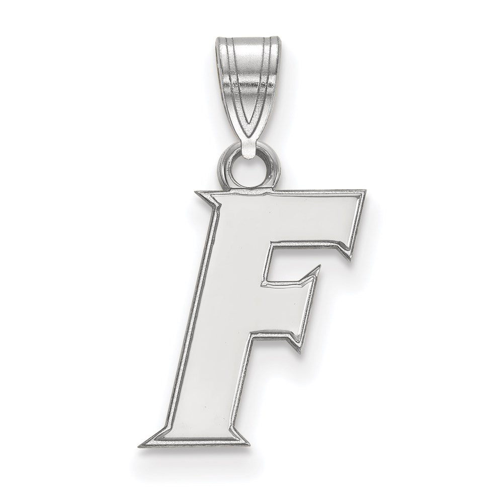 Sterlingsilber Rhodiniert Logoart University Of Florida Buchstabe F Klein Anhänger