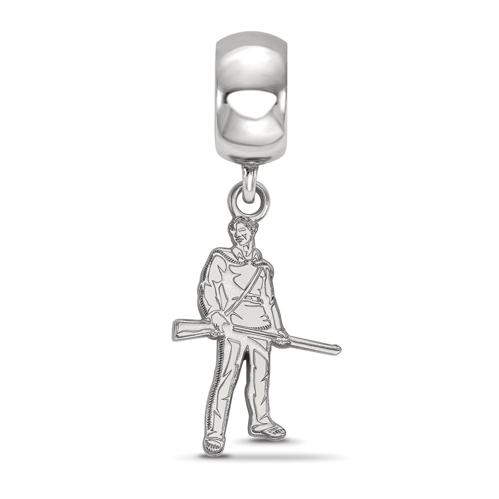 Sterlingsilber Rhodiniert Logoart West Virginia Universität. Sm Hängend Perle