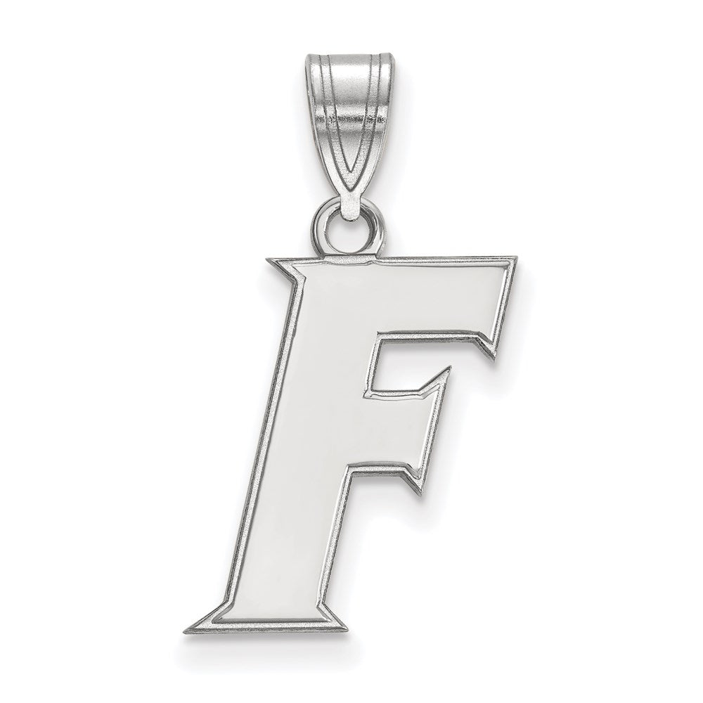 Sterlingsilber Rhodiniert Logoart University Of Florida Buchstabe F Mittel Anhänger