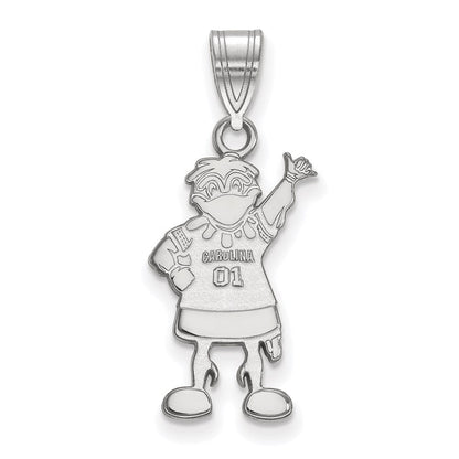 10K Weißgold Logoart University Of South Carolina Mascot Groß Anhänger