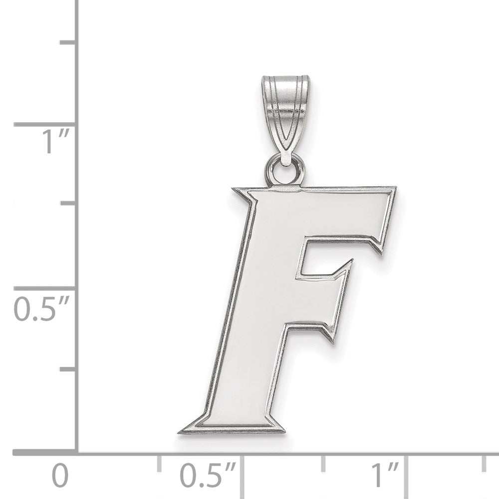 10K Weißgold Logoart University Of Florida Buchstabe F Groß Anhänger