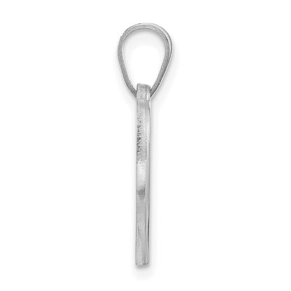 Sterlingsilber Rhodiniert Logoart University Of Virginia Herz Anhänger