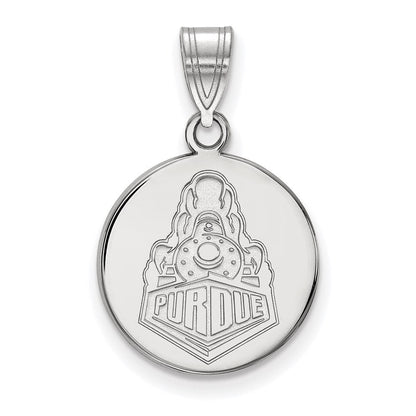 10K Weißgold Logoart Purdue University Boilermakers Zug Logo Mittel Plättchen Anhänger