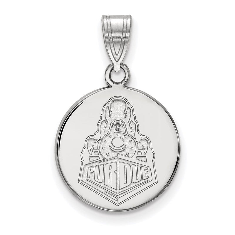 10K Weißgold Logoart Purdue University Boilermakers Zug Logo Mittel Plättchen Anhänger