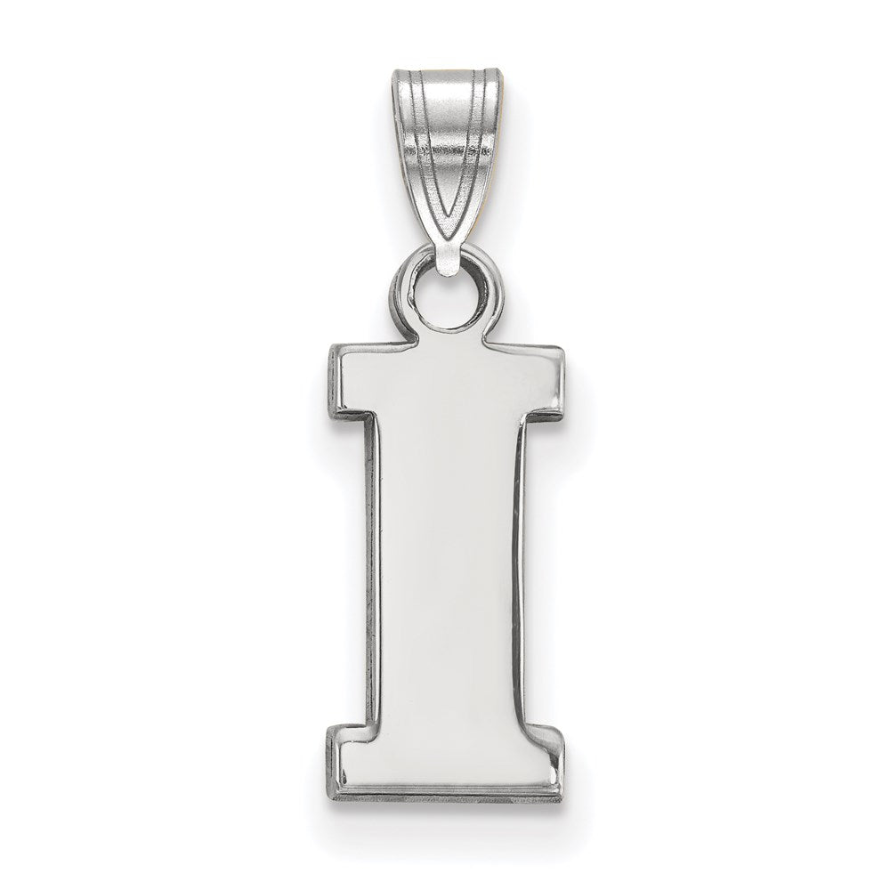 Sterlingsilber Rhodiniert Logoart University Of Iowa Buchstabe I Klein Anhänger