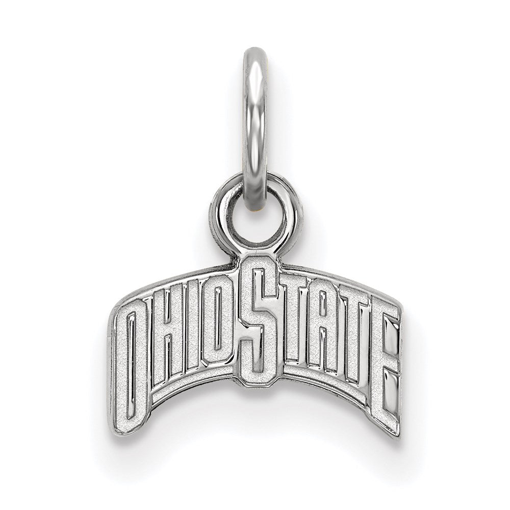 Sterlingsilber Rhodiniert Logoart The Ohio State University Extra Klein Anhänger