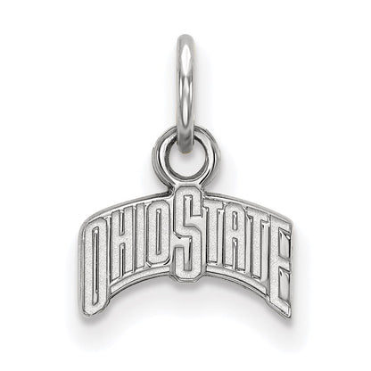 Sterlingsilber Rhodiniert Logoart The Ohio State University Extra Klein Anhänger