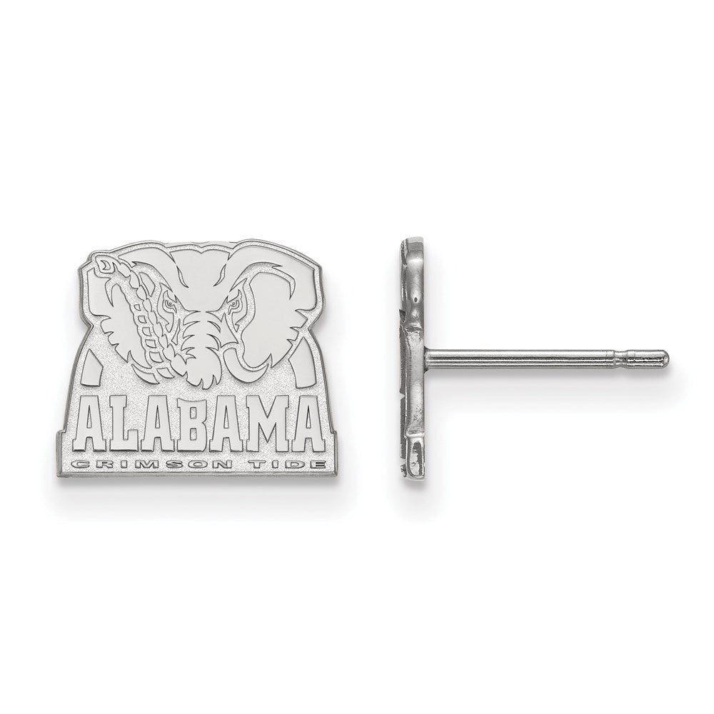 Sterlingsilber Rhodiniert Logoart University Of Alabama Elefant Extra Klein Ohrstecker