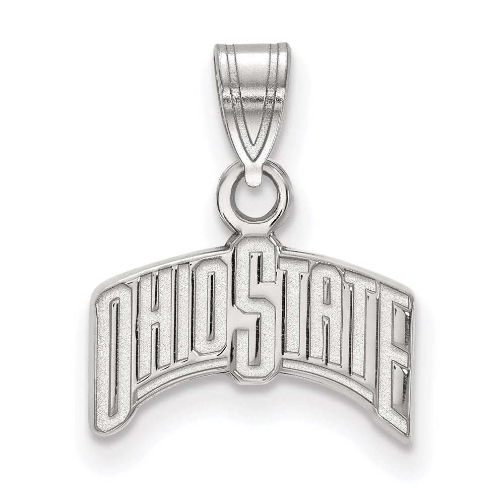 Sterlingsilber Rhodiniert Logoart The Ohio State University Klein Anhänger