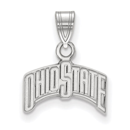 Sterlingsilber Rhodiniert Logoart The Ohio State University Klein Anhänger