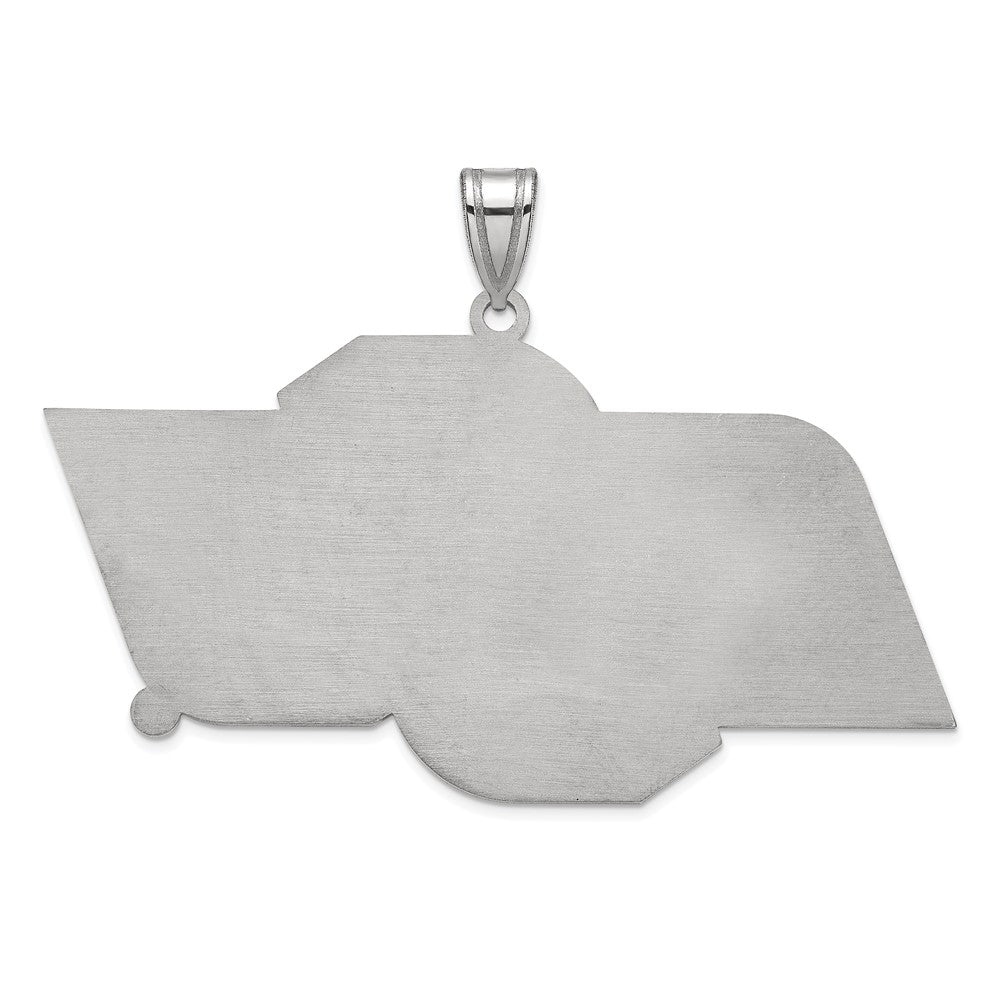 Sterlingsilber Rhodiniert Logoart Oklahoma State University O S U Extra Groß Anhänger