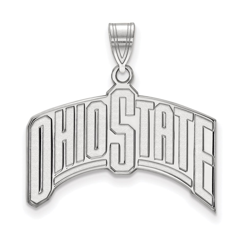 Sterlingsilber Rhodiniert Logoart The Ohio State University Extra Groß Anhänger