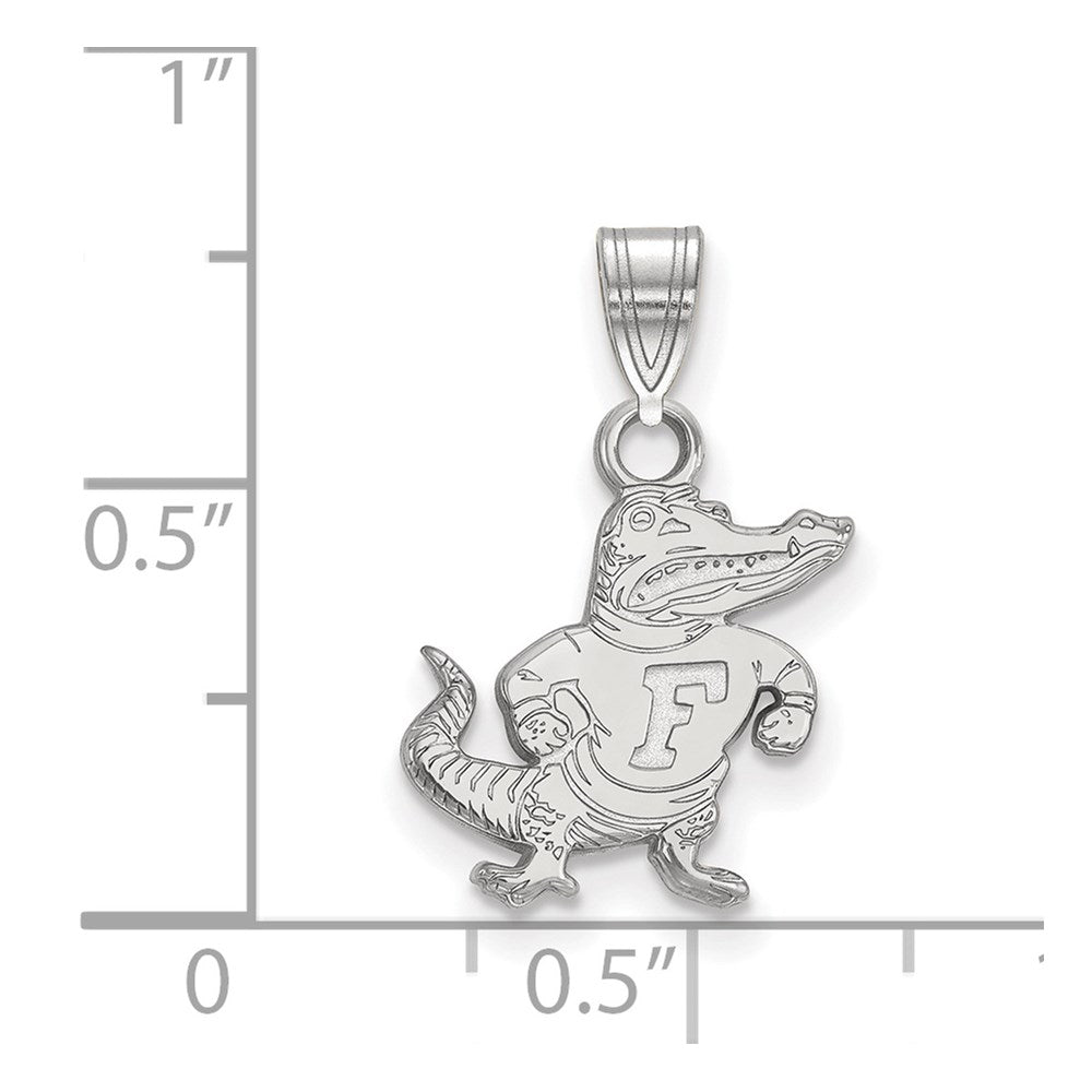 Sterlingsilber Rhodiniert Logoart University Of Florida Gator Klein Anhänger