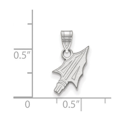 Sterlingsilber Rhodiniert Logoart Florida State University Pfeil Klein Anhänger