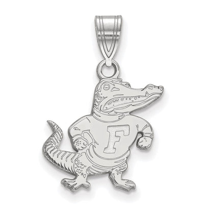 Sterlingsilber Rhodiniert Logoart University Of Florida Gator Mittel Anhänger
