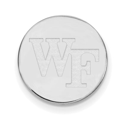 14K Weißgold Logoart Wake Forest University W-f Anstecknadel