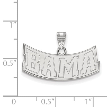 Sterlingsilber Rhodiniert Logoart University Of Alabama Mittel Anhänger