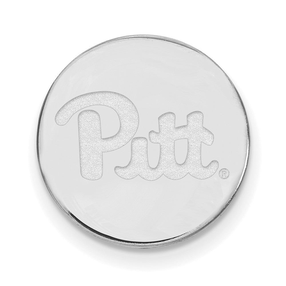 14K Weißgold Logoart University Of Pittsburgh Anstecknadel