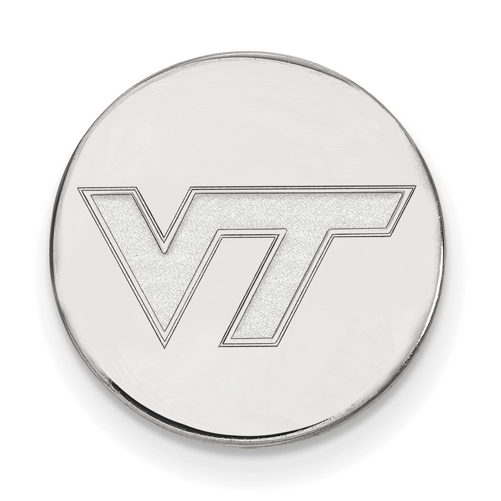 Sterlingsilber Rhodiniert Logoart Virginia Tech Anstecknadel