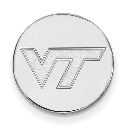 Sterlingsilber Rhodiniert Logoart Virginia Tech Anstecknadel
