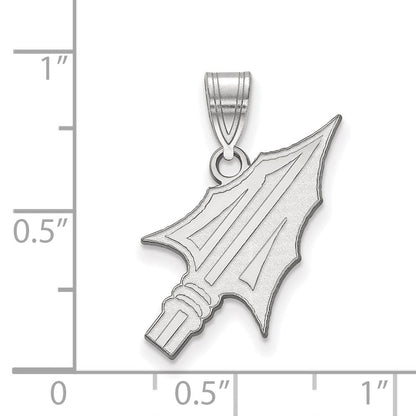 Sterlingsilber Rhodiniert Logoart Florida State University Pfeil Groß Anhänger