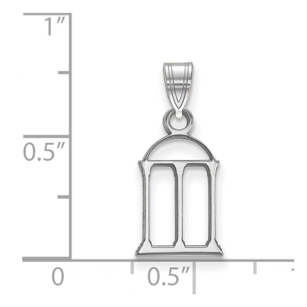 Sterlingsilber Rhodiniert Logoart University Of Georgia Arch Klein Anhänger