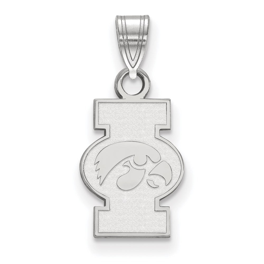 10K Weißgold Logoart University Of Iowa Klein Anhänger