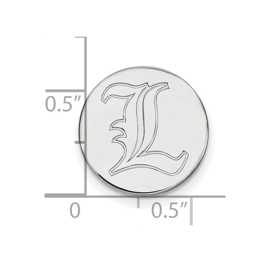 Sterlingsilber Rhodiniert Logoart University Of Louisville Anstecknadel